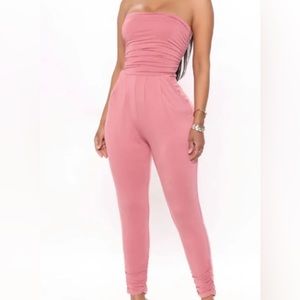 Heart & Hips Strapless Jumpsuit